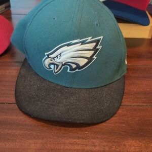 Philadelphia Eagles Green and Black Cap